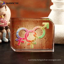 sublimation crystal photo BXP12 Smooth Angle Squares 60*80*20 mm